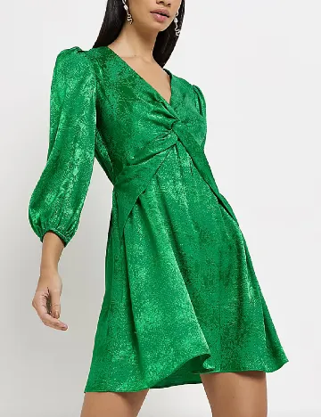 Rochie scurta River Island, verde