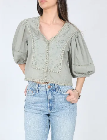 Bluza River Island, verde