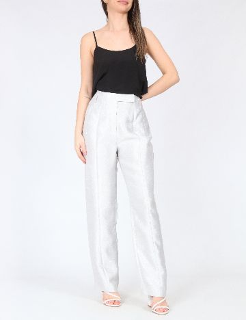 Pantaloni River Island, argintiu