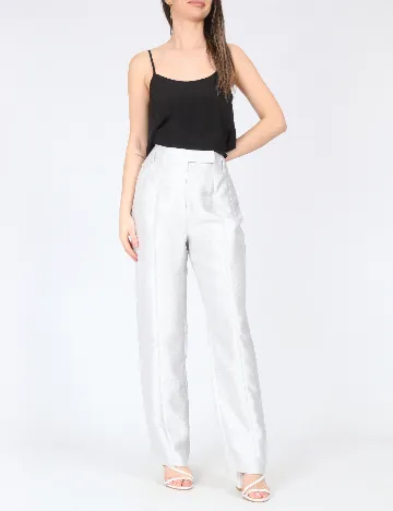 Pantaloni River Island, argintiu