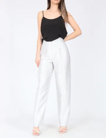 Pantaloni River Island, argintiu