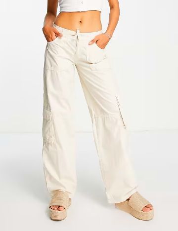 Pantaloni Top Shop, crem