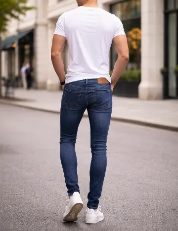 Blugi River Island, albastru