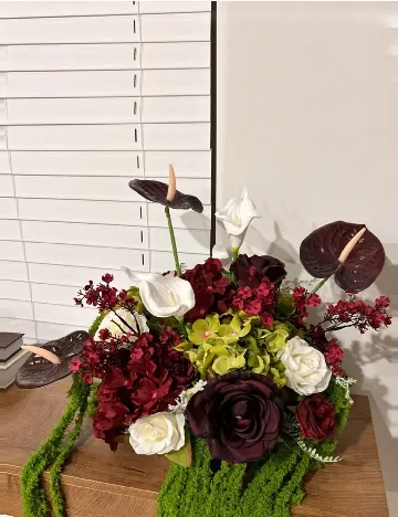 Planta artificiala 5 bucati SHEIN, maro/verde