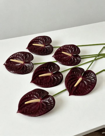 Planta artificiala 5 bucati SHEIN, maro/verde