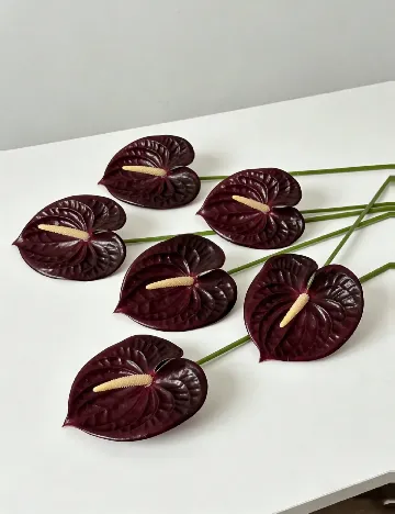 Planta artificiala 5 bucati SHEIN, maro/verde