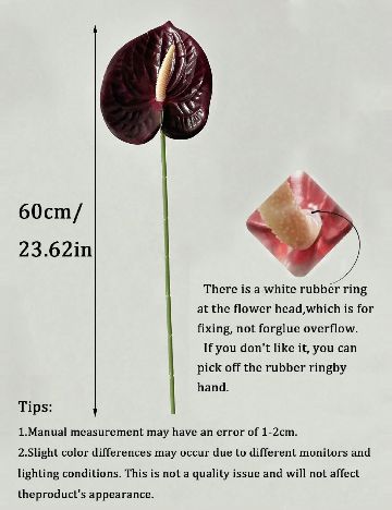 Planta artificiala 5 bucati SHEIN, maro/verde