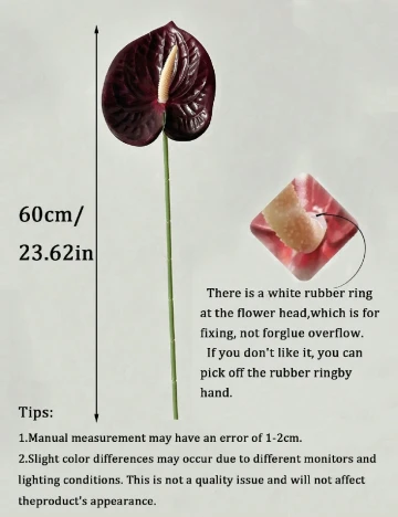 Planta artificiala 5 bucati SHEIN, maro/verde