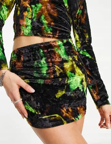 Fusta COLLUSION, mix culori