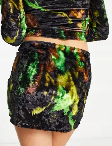 Fusta COLLUSION, mix culori