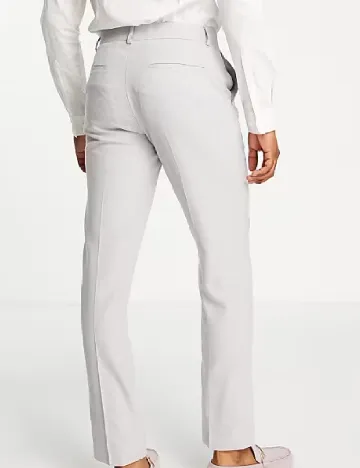 Pantaloni ASOS, gri deschis