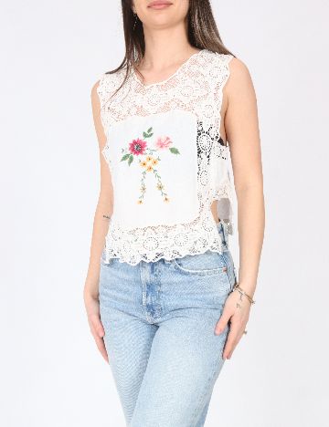 Bluza River Island, alb