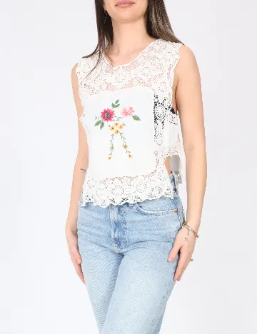 Bluza River Island, alb