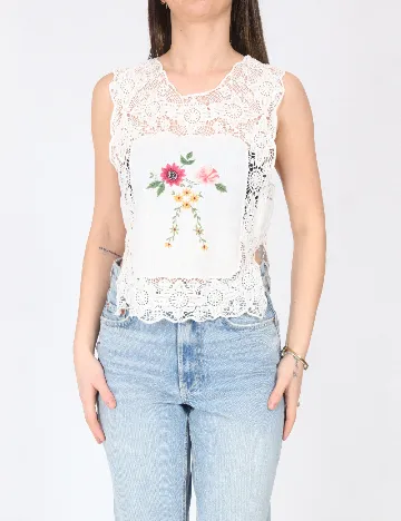 Bluza River Island, alb