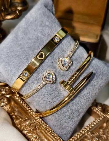 Set Bratari 3 bucati SHEIN, auriu