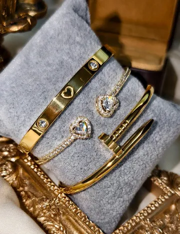 Set Bratari 3 bucati SHEIN, auriu