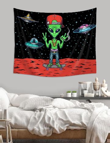 Fundal din material textil SHEIN, mix culori