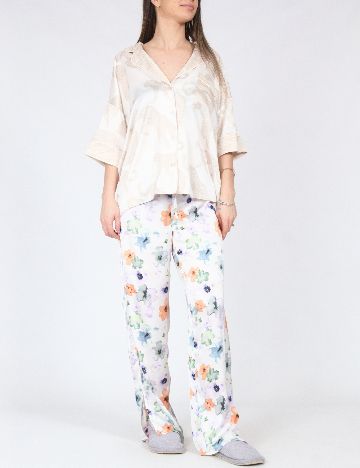 Pantaloni de pijama River Island, floral print