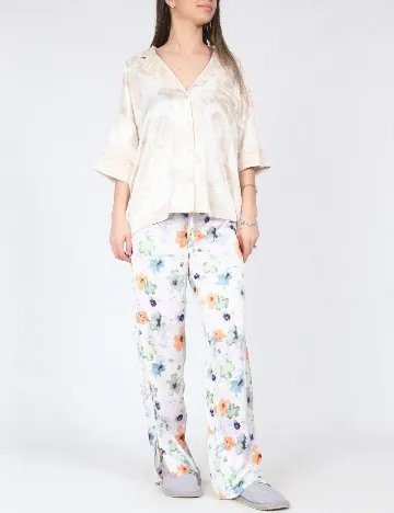 Pantaloni de pijama River Island, floral print