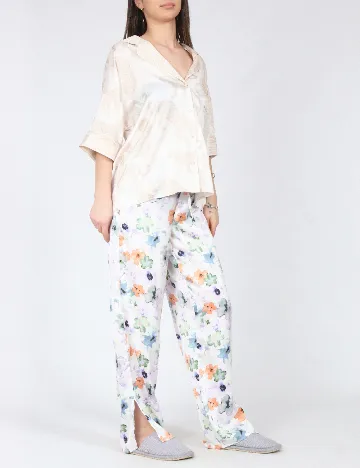 Pantaloni de pijama River Island, floral print