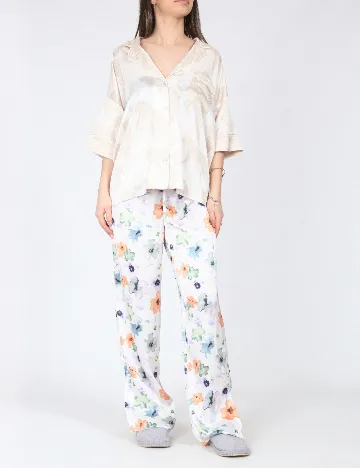 Pantaloni de pijama River Island, floral print