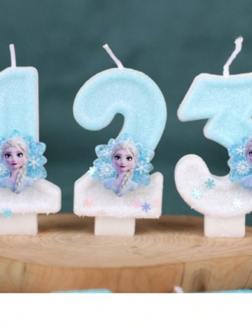 Lumanare cifra 2 SHEIN, mix culori