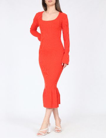 Rochie lunga River Island, portocaliu