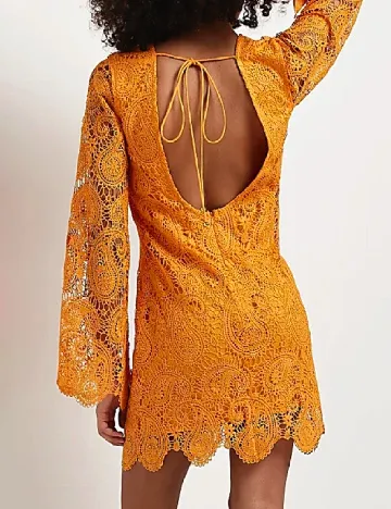 Rochie scurta River Island, portocaliu