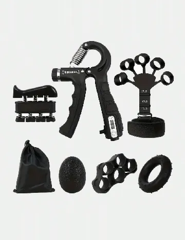 Set 6 în 1 pentru forța mâinii și antebraț SHEIN, negru