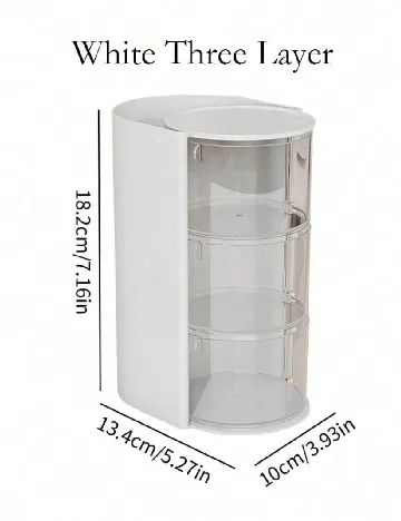 Organizator makeup SHEIN, alb