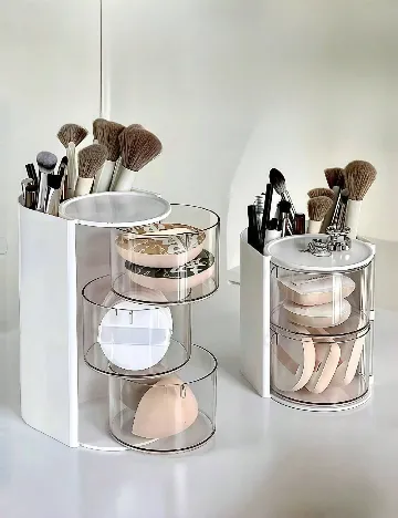Organizator makeup SHEIN, alb