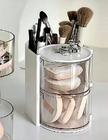 Organizator makeup SHEIN, alb
