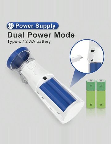 Nebulizator portabil cu ultrasunete SHEIN, alb