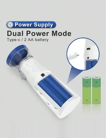 Nebulizator portabil cu ultrasunete SHEIN, alb