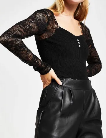 Bluza River Island, negru