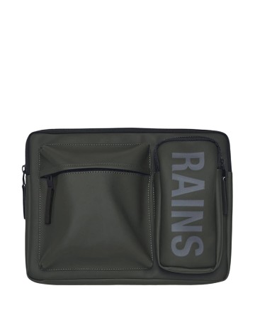 Geanta pentru laptop Rains, verde