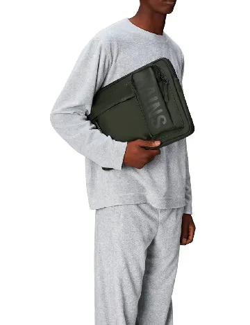 Geanta pentru laptop Rains, verde