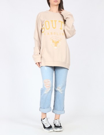 Bluza Oversize River Island, crem