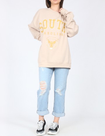 Bluza Oversize River Island, crem