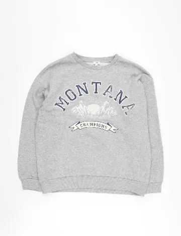 Bluza Oversize River Island, gri