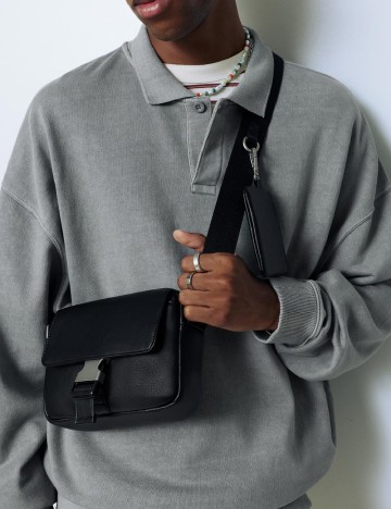 Borseta Pull&Bear, negru