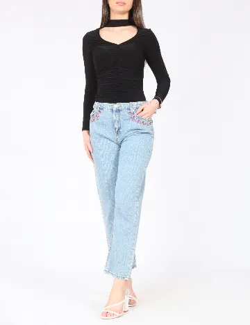 Blugi River Island, albastru