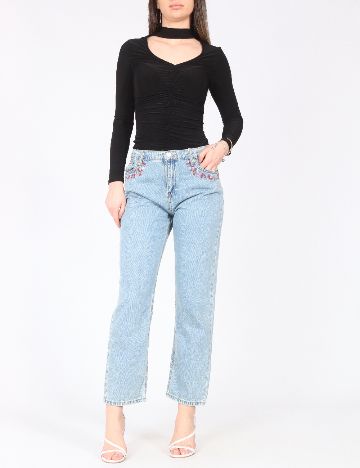 Blugi River Island, albastru