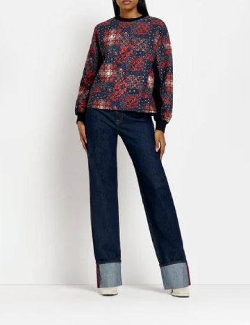 Bluza River Island, mix culori
