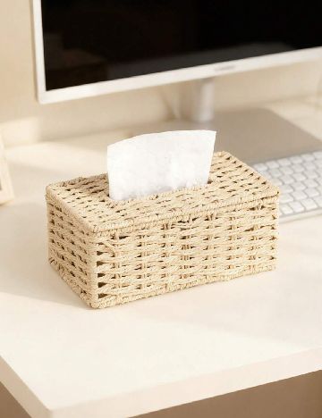 Cutie pentru servetele SHEIN, crem