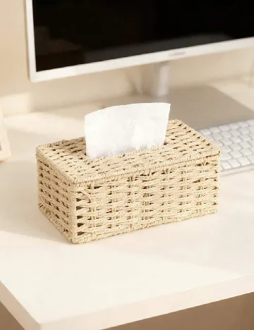 Cutie pentru servetele SHEIN, crem