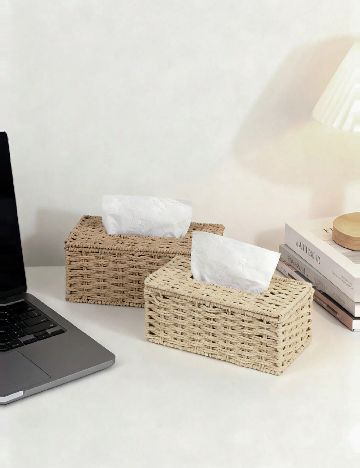 Cutie pentru servetele SHEIN, crem