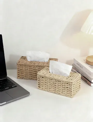 Cutie pentru servetele SHEIN, crem