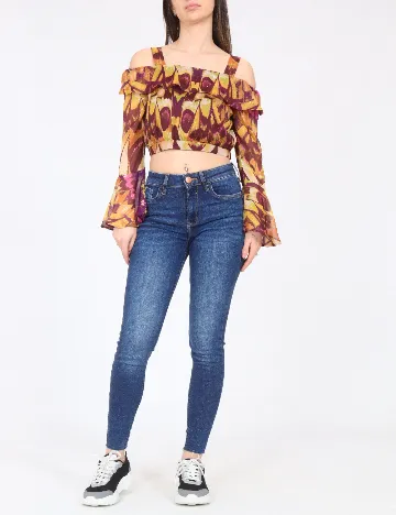 Top River Island, mix culori