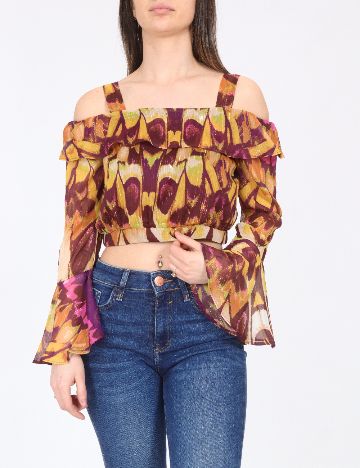 Top River Island, mix culori